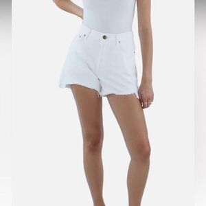 rag & bone Crisp White Jean Shorts